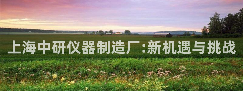 恒行5：上海中研仪器制造厂:新机遇与挑战