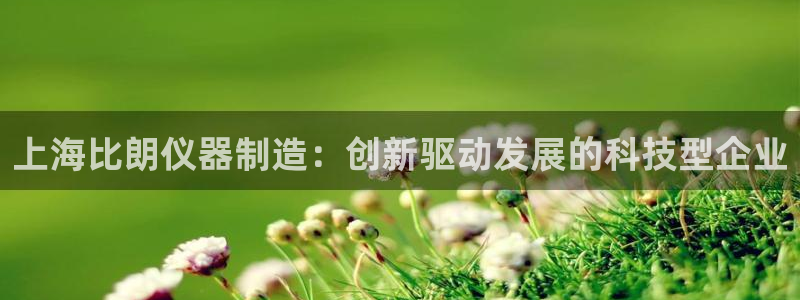 恒行娱乐冯74OOO5：上海比朗仪器制造：创新驱动发展的科技