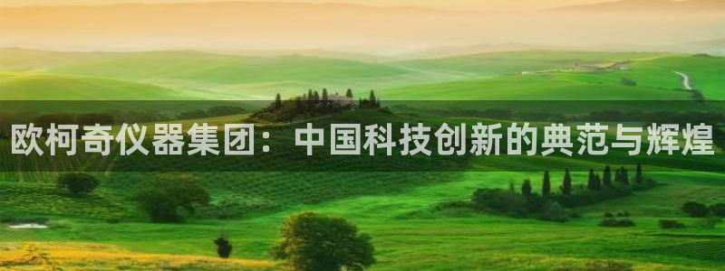 恒行娱乐蜗74ooo5指磁：欧柯奇仪器集团：中国科技创新的典