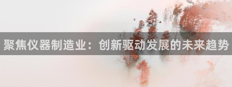 恒行2吴74OOO5：聚焦仪器制造业：创新驱动发展的未来趋势
