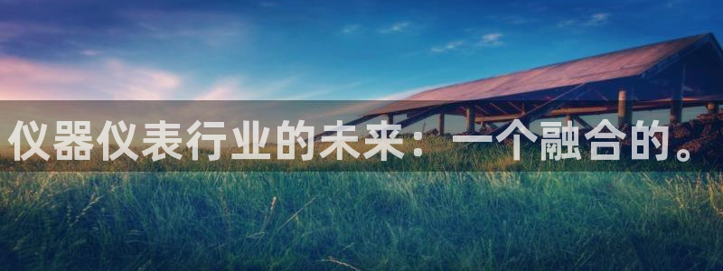 恒行娱乐5ll533主管正直：仪器仪表行业的未来：一个融合的
