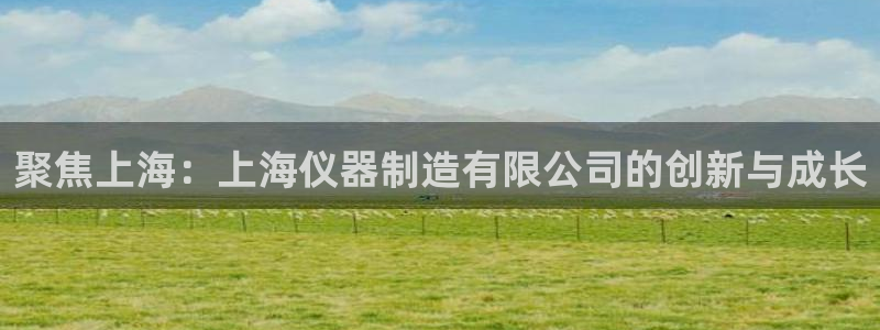 恒行娱乐吴74OOO5：聚焦上海：上海仪器制造有限公司的创新
