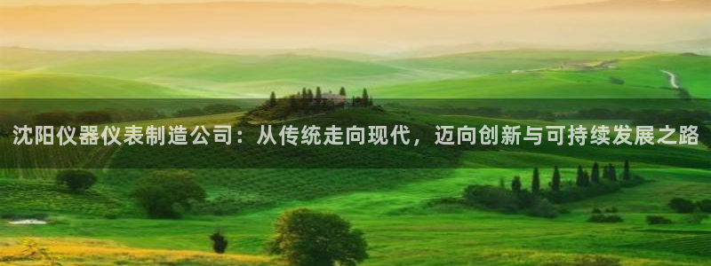 恒行娱乐景74ooo5诿抢：沈阳仪器仪表制造公司：从传统走向