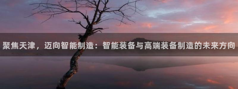 恒行2吴74OOO5：聚焦天津，迈向智能制造：智能装备与高端