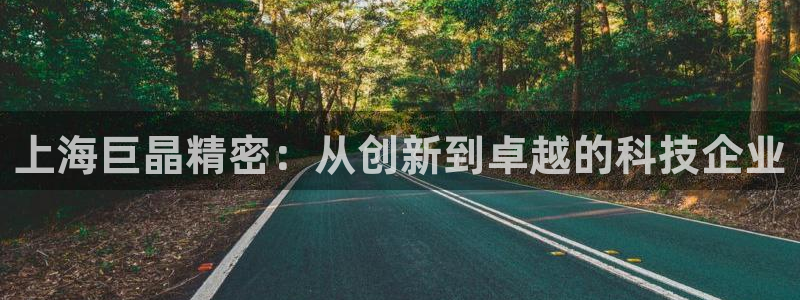 恒行代理总代主导 6ll5l：上海巨晶精密：从创新到卓越的科